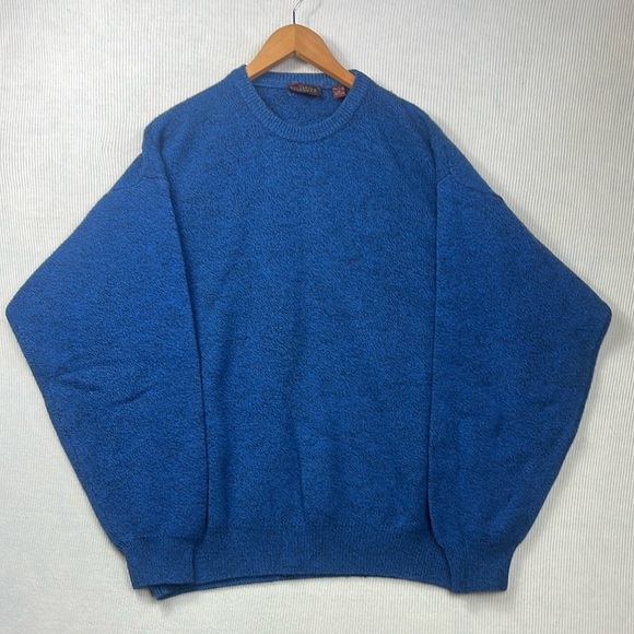 Nordstrom Vintage Men’s XXL 2XL Lambswool Sweater Crewneck Made in Italy - Picture 1 of 8